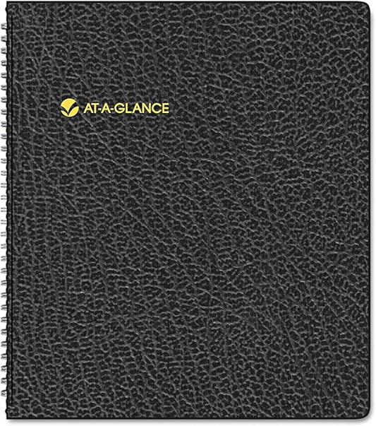 Monthly Planner, 11 x 9, Black Cover, 15-Month (Jan to Mar): 2024 to 2025