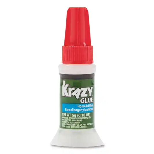 All Purpose Brush-On Krazy Glue, 0.18 Oz, Dries Clear