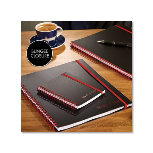 Flexible Cover Twinwire Notebooks, SCRIBZEE Compatible, 1-Subject, Wide/Legal Rule, Black Cover, (70) 8.25 x 5.63 Sheets