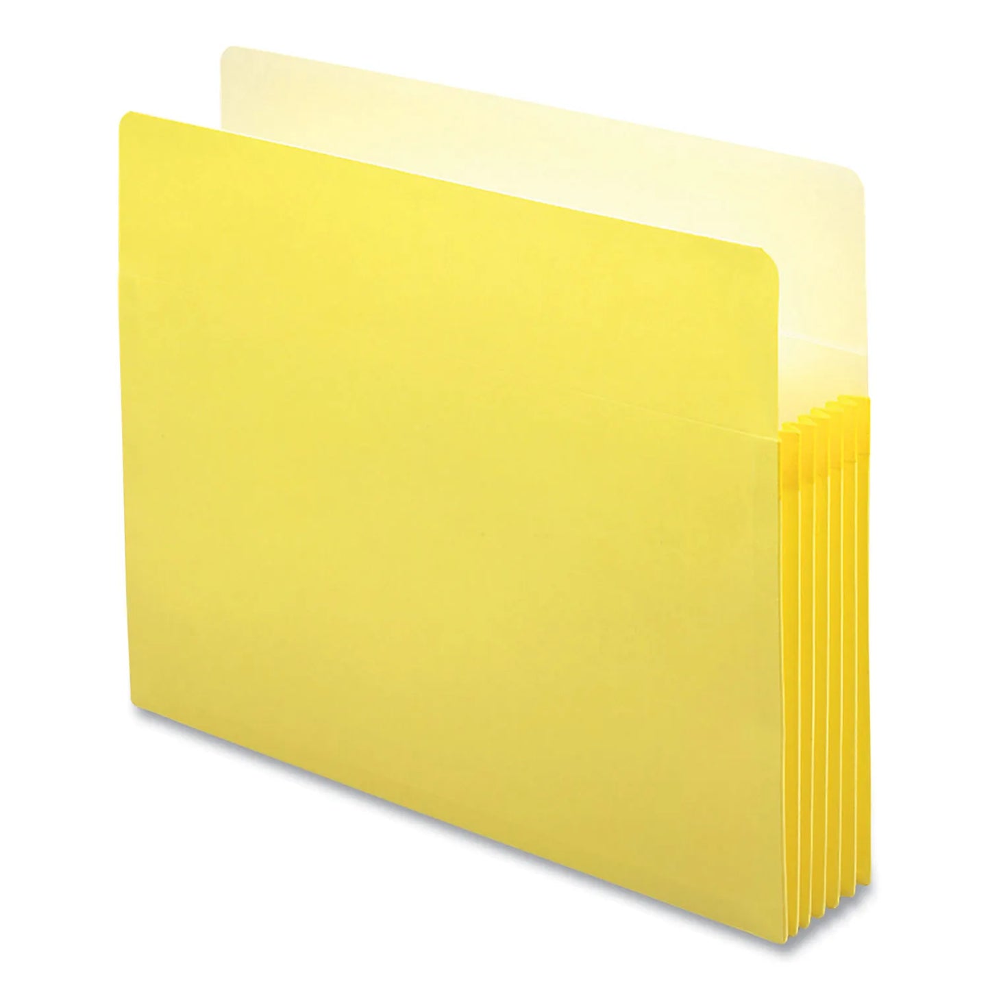 Colored File Pockets, 5.25" Expansion, Letter Size, Yellow