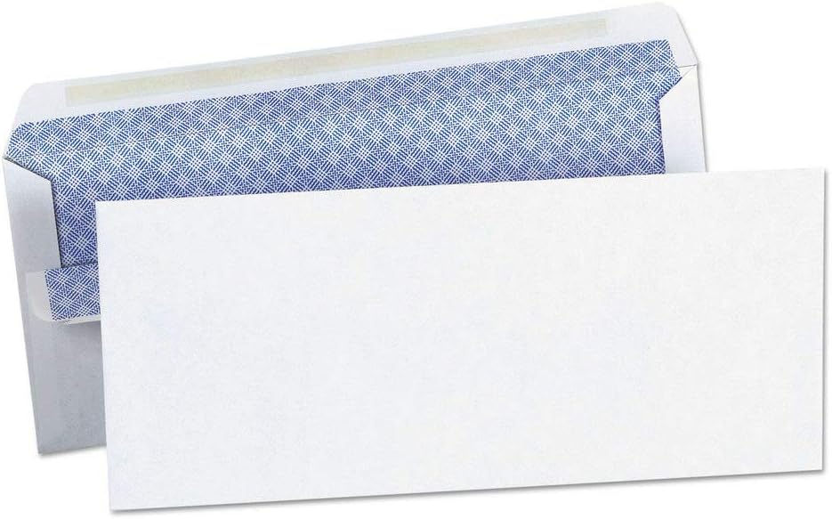 Square Flap Self-Seal Security Tint Business Envelopes