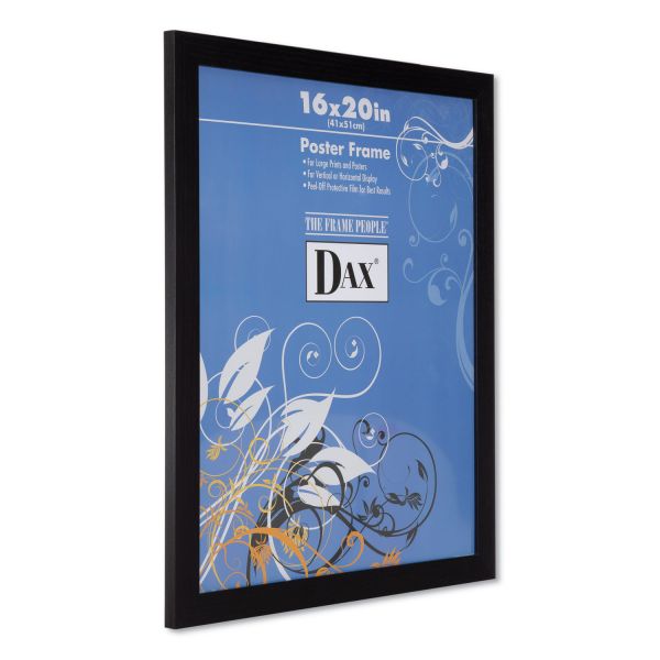 Dax® Black Wood Poster Frame w/ Plastic Window